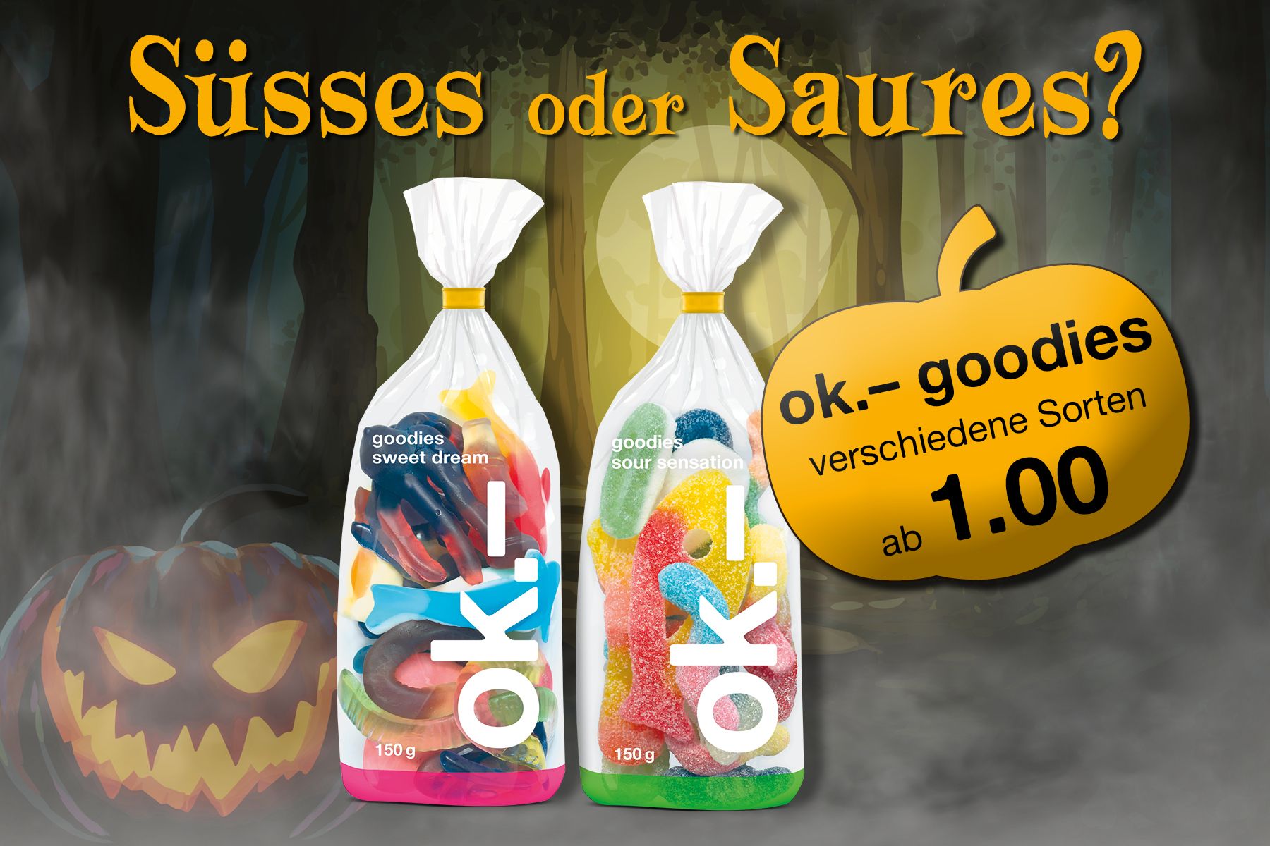 Halloween klopft schon fast an die Tür!